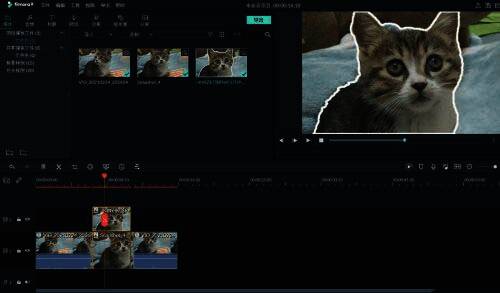 最终效果预览图，展示完成后的定格描边视频效果