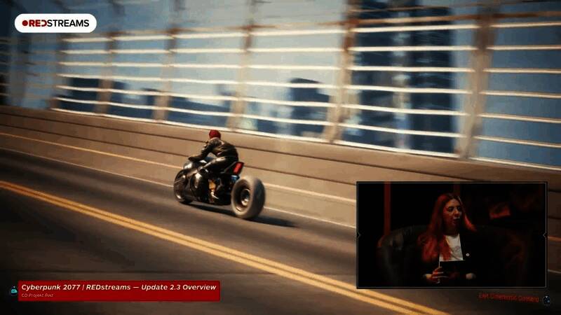 《赛博朋克2077》2.3版本实机截图,角色驾驶炫酷新车穿梭城市街头