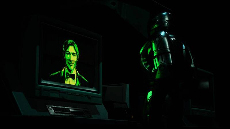 《机械战警:暴戾都市 - 未竟之事》游戏配置对比图,展示不同硬件下的画质差异