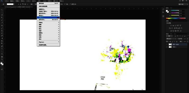 油画滤镜参数设置界面,展示不同笔触强度调节选项