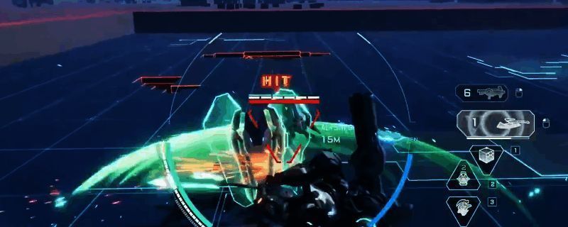 赤霄机甲手持重型斩斧,机甲造型威猛,背景为未来战场