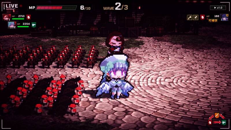 敌将被捕获后的互动画面,角色表情丰富,情绪张力十足