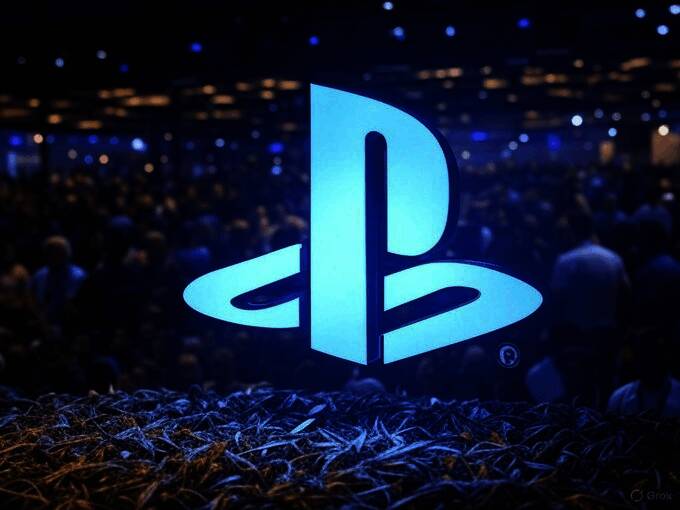 PlayStation 5 Pro主机正面特写,展示其标志性黑白设计与灯光效果