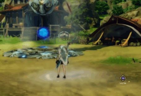 角色在空中自由飞行,操控灵活,背景为广阔的游戏世界地图