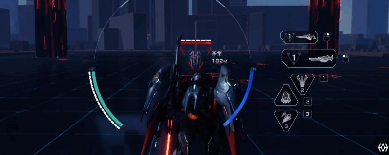 飞景机甲使用刀推技能瞬间,动作流畅,光影特效炫酷