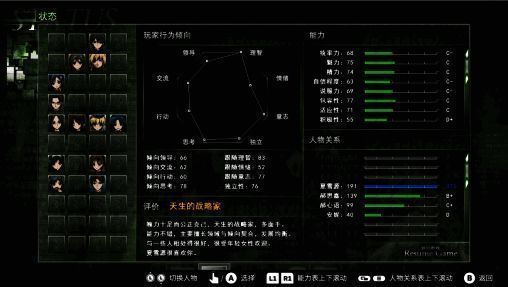 角色互动界面展示,好感度与性格变化实时反馈,增强玩家代入感