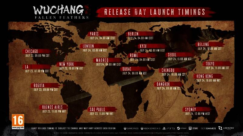 《明末:渊虚之羽》全球解锁时间公告图,时间信息清晰醒目