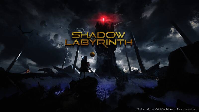 《暗斗迷宫》游戏封面图,黄色小圆球PUCK与剑士角色并肩而立,背景为废土星球与遗迹