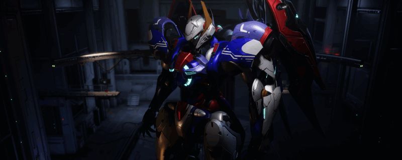 飞景机甲命运高达涂装配色效果图,展示完整涂装后的机甲外观细节