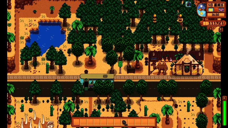 星露谷物语中的木桶酿酒系统,作物正在发酵中