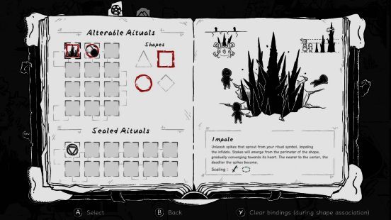 玩家正在用血绘制复杂仪式阵法,周围跪拜着等待献祭的追随者