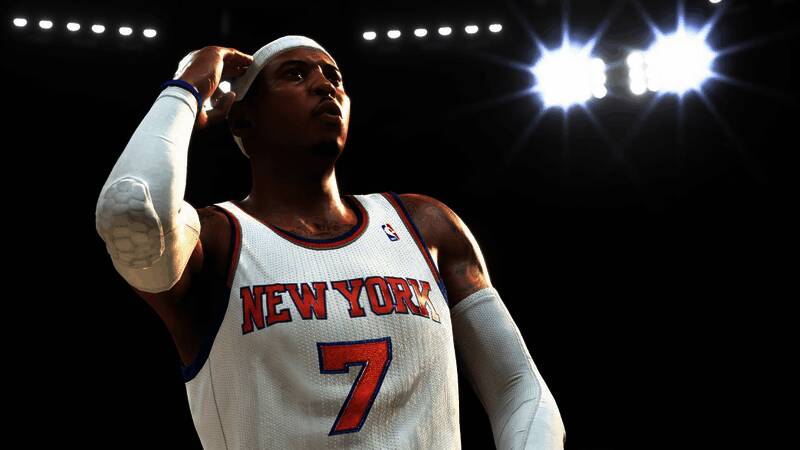 NBA 2K26游戏封面图展示球员扣篮瞬间，背景灯光炫酷，充满竞技氛围