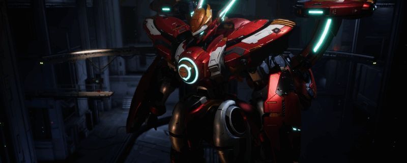 比那卡机甲宇宙星神阿波罗涂装效果图,整体配色以黑灰红棕为主,极具未来科技感