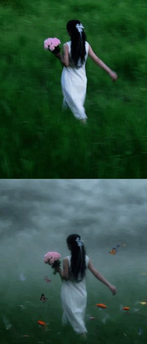 豆包P图指令示例截图，列出皮肤美化、光影调整等五类常用话术，界面简洁直观