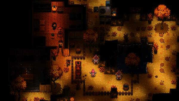 Boss战画面,巨大生物从沙地中升起,玩家团队正在围攻