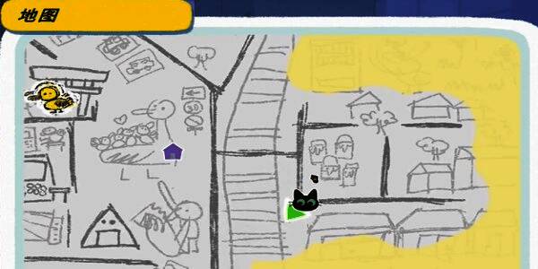 游戏内地图截图,红圈标注“日常美容”任务起始点位置