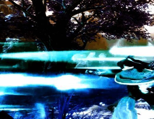 角色挥舞长枪释放问天枪决,枪影如龙席卷全场,敌人纷纷倒地