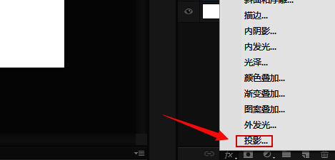 投影设置面板中杂色滑块被拉至100%位置,下方预览图显示阴影已变为颗粒状