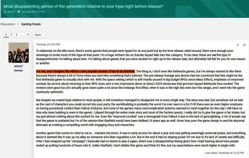 《星空》游戏中角色站在荒凉星球表面,远处是低分辨率的地貌与灰暗天空,整体氛围孤寂但略显单调