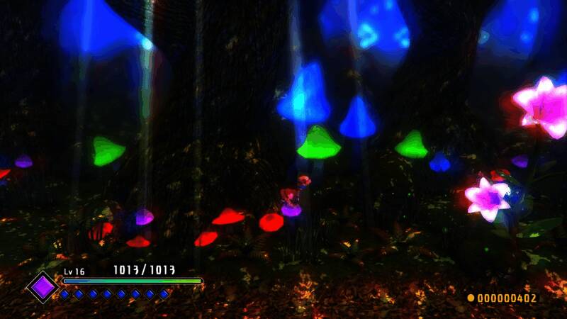 咲夜使用时间停止能力,悬浮空中投掷飞刀,弹幕轨迹凝固在空中