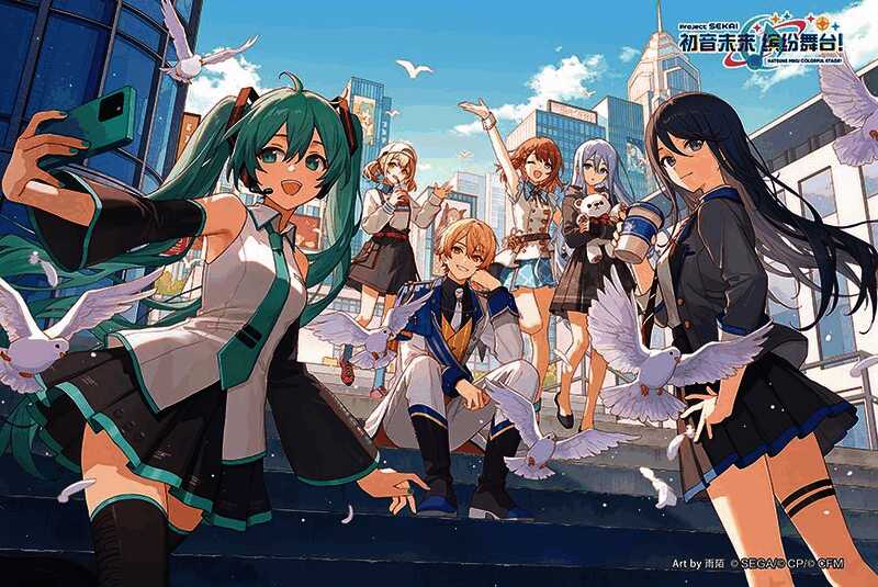 集章卡与附赠明信片实物图,设计精美,印有SEGA经典角色