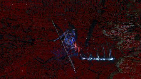 GIF动图展示执行者连续闪避后精准弹刀,随后发动三重异常爆发击杀敌人