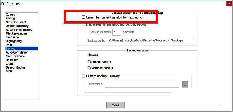 用户正在取消勾选Remember current session选项的操作界面