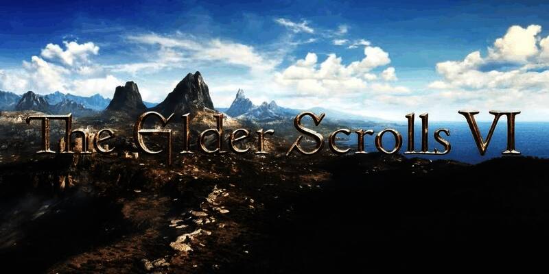 《上古卷轴6》概念艺术图,展现神秘古老的北境风格场景,雪山与废墟交映,氛围恢弘而肃穆