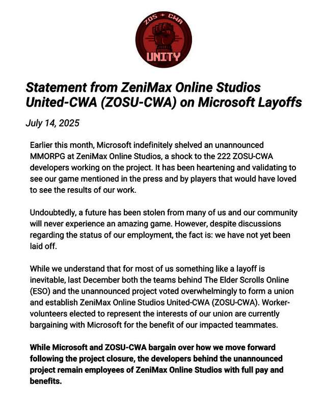 ZeniMax Online Studios团队工作场景,开发人员专注地在电脑前进行游戏调试