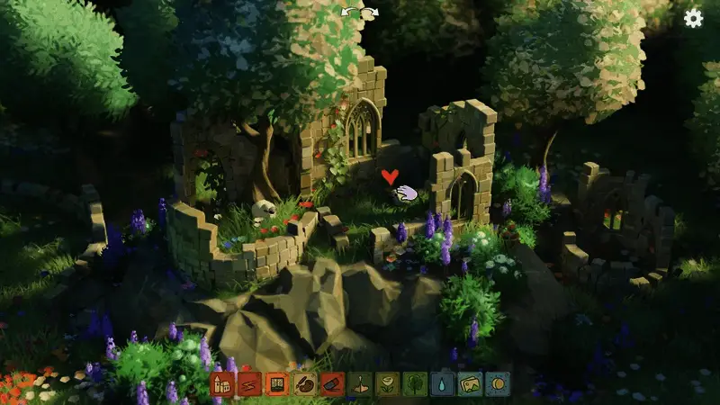 一位玩家坐在虚拟小屋前,阳光洒落,周围是绿意盎然的田园风光,画面温馨宁静