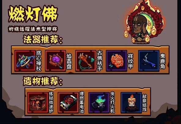 燃灯佛释放陨石雨技能动画,地面多处爆炸并带有灼烧图标