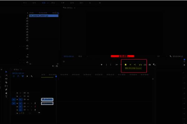 操作按钮区域高亮,显示播放、停止与切回功能