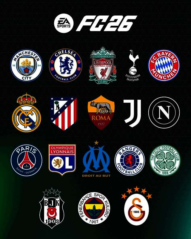 EA Sports FC 26宣传画面展示多平台设备运行场景,包括PS5、Xbox手柄和Switch 2掌机模式