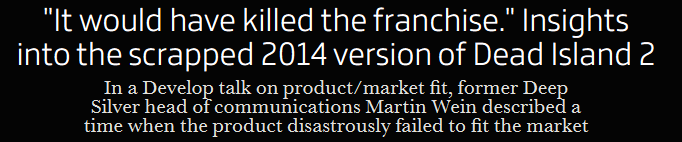 《死亡岛2》开发团队更替时间线示意图,标注各工作室参与阶段