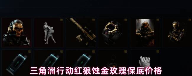 《三角洲行动》红狼干员展示‘蚀金玫瑰’皮肤,全身覆盖金色玫瑰纹路,枪械特效闪耀奢华光芒