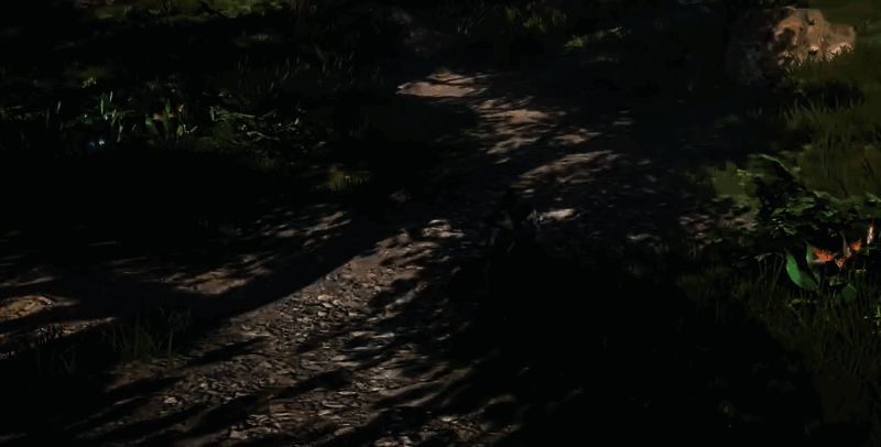 青然林地图局部截图,红色标记清晰标注出青衣楼主的两个可能刷新坐标