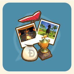 春日阳光洒在繁花盛开的农场,玩家站在田间,背景是五周年纪念标志