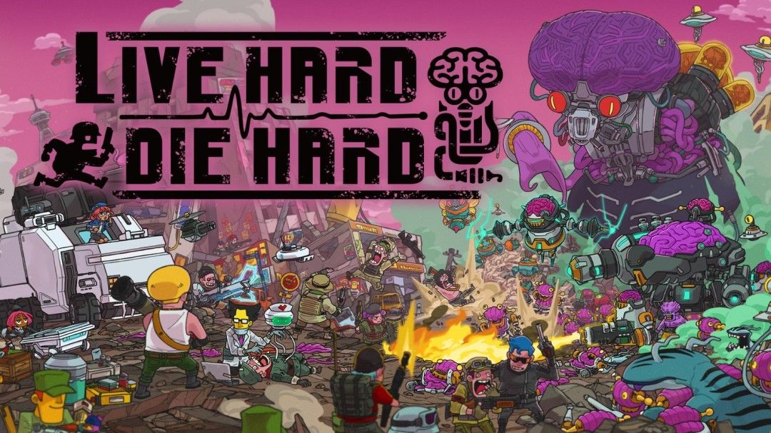《LIVE HARD,DIE HARD》战场指挥界面,显示伤员治疗、资源调配与战斗指令