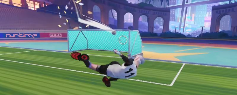 《开球!REMATCH》游戏内射门操作界面示意图,展示C+SHIFT按键组合