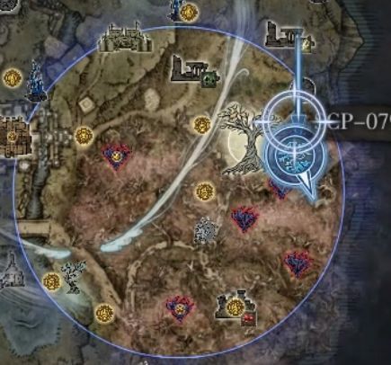 地图标注图,腐败森林区域用紫色高亮显示,6个Boss点位以红色标记,东北角标有‘最终圈缩’箭头指示