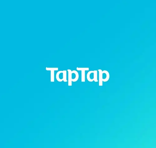 Taptap APP主界面展示，底部导航栏清晰可见‘我的游戏’入口