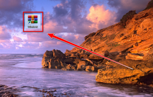 WinRAR主界面展示,左侧为文件夹树状结构,右侧列出压缩包内文件