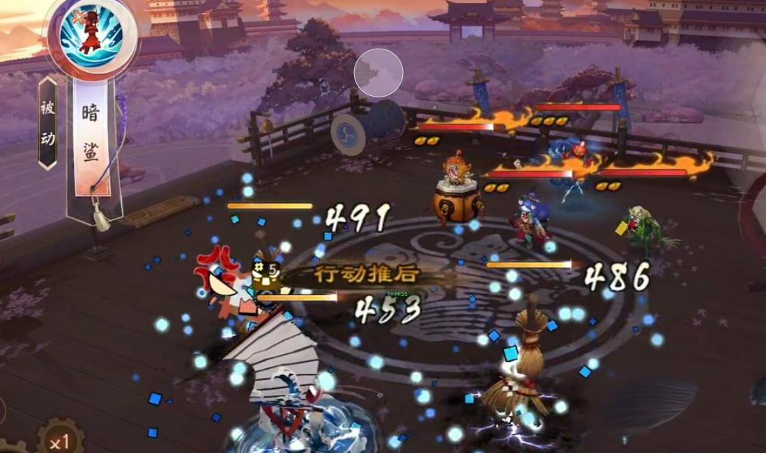 玩家社区热评截图：九宫格拼图展示湍津姬在斗技场、御魂副本、秘闻竞速三种场景的实战表现，每张配文‘这真的是SR？’