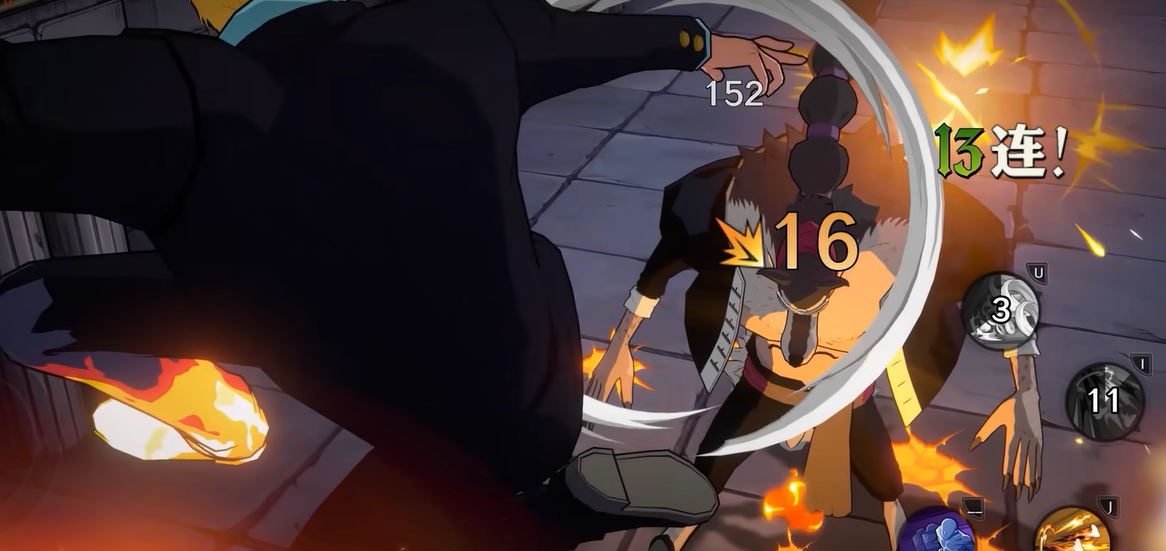 山治立绘特写:身着司法岛限定款黑色西装马甲,领结微扬,右腿火焰若隐若现,眼神锐利如刀,背景虚化呈现‘ONE PIECE’烫金字样