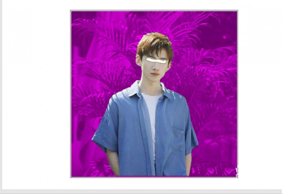 证件照换底效果对比图：左侧为原始艺术照，右侧为同一人像替换为标准蓝底后的成品，边缘平滑无毛边，色调均匀自然