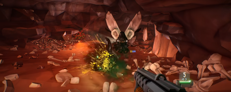 《深岩银河》中工程角色站立于熔岩池边，手持钻头工具，背后悬浮着可部署的金属护盾与平台模块，场景充满工业感与危机氛围