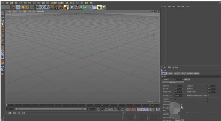 C4D视图窗口截图：场景中悬浮一个光滑白色球体，球体正前方悬浮着未变形的平面文字‘CINEMA’，字体清晰锐利，二者尚未关联