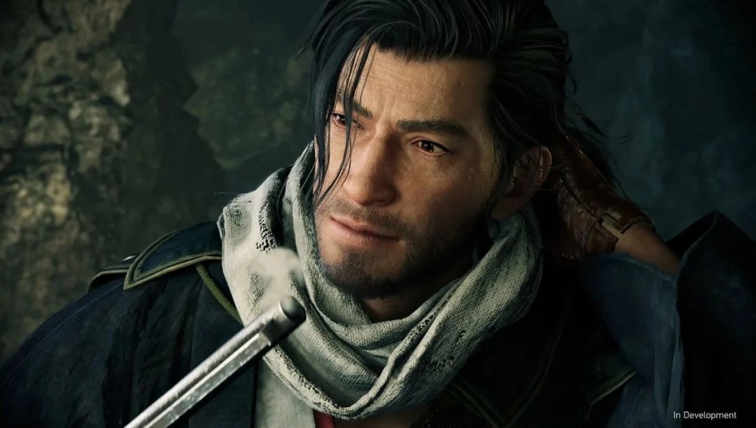 光荣特库摩Katana引擎技术展示图：多边形网格与实时光影管线可视化界面，背景呈现《<a target=