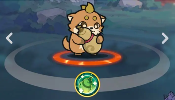 《杖剑传说》幻兽培养界面特写,中央为暗夜幻兽100%满条状态,左右两侧分别显示药师獭獭与森之妖精50%进度条,底部可见‘重装哈比’图标处于待激活状态