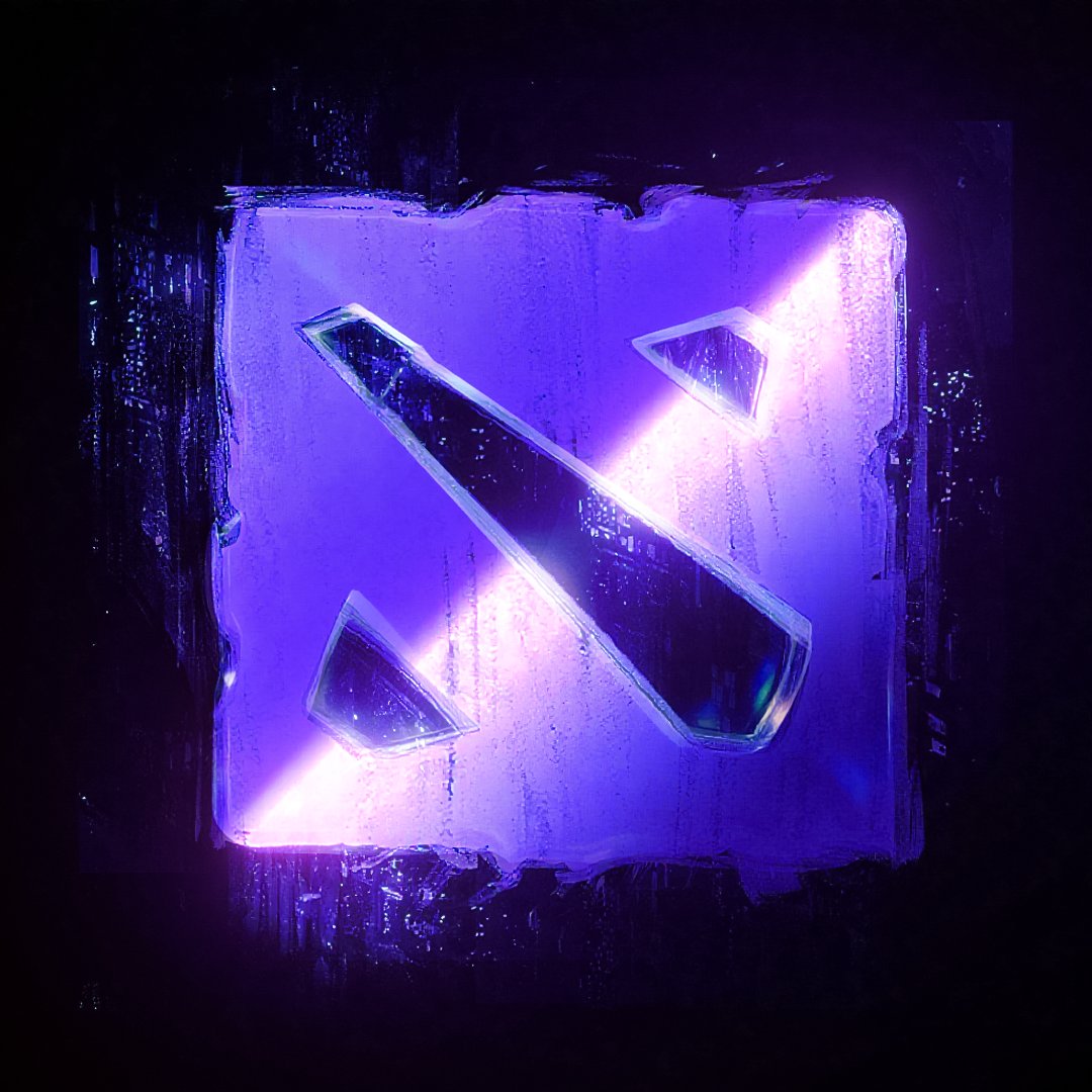 TI14官方宣传图:汉堡地标建筑剪影前,紫色能量光柱直冲云霄,16支参赛战队队旗环绕旋转,画面充满张力与仪式感